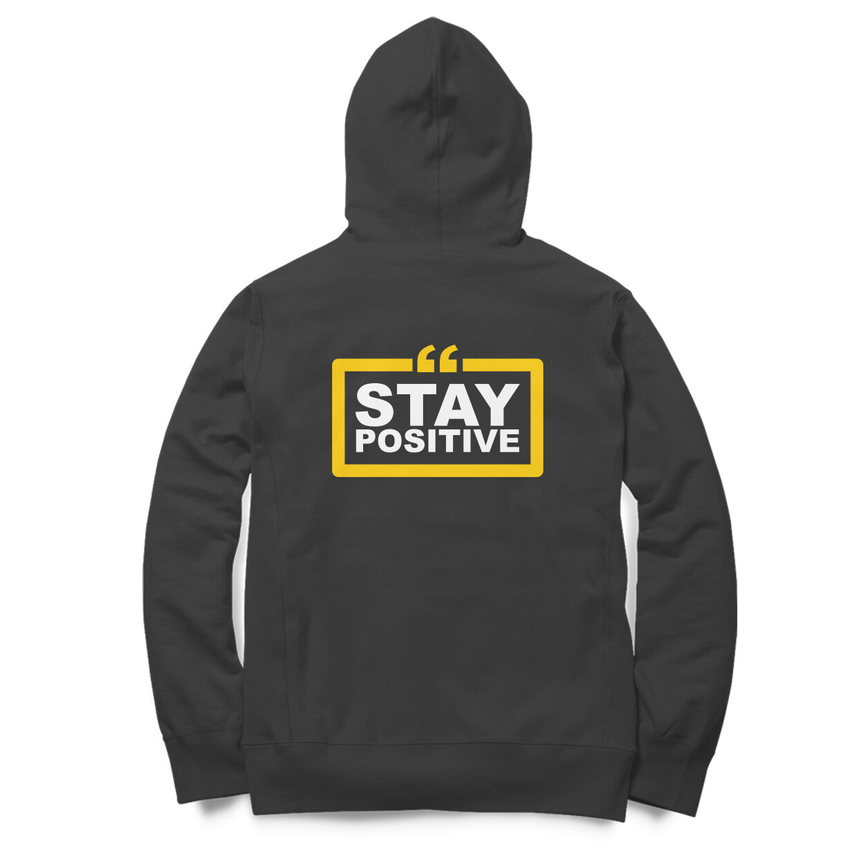 Stay Positive Black Hoodie