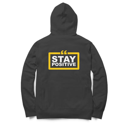 Stay Positive Black Hoodie